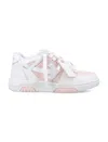 Off-white Casual Chic Out Of Office Sneakers In Bianco E Rosa