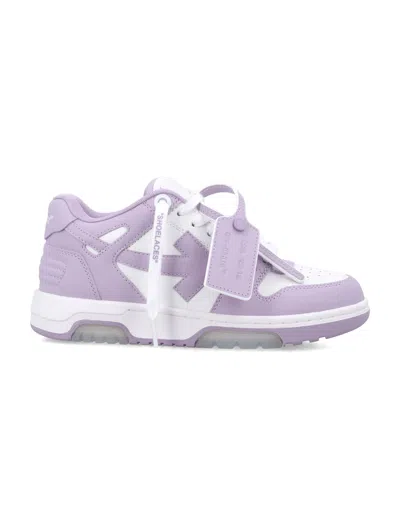 Off-white Out Of Office Womans Sneakers In Purple