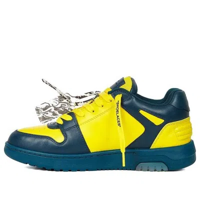 Off-white Out Of Office Zip Tie Sneakers 'yellow Navy'