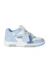 Off-white Out Of Office Leather Sneakers In Blue