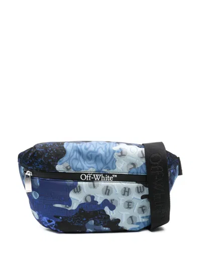 Off-white Outdoor Belt Bag In Blue