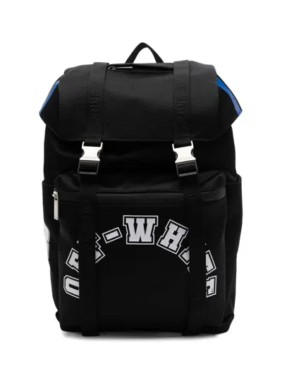 Off-white Outdoor Hike Logo Backpack In Black