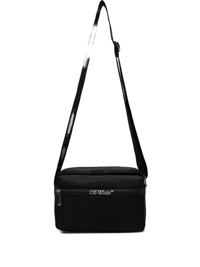 Off-white Outdoor Zipped Messenger Bag In Black