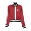 Off-white Stripe-trim Track Jacket In Red