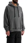 Off-white Jersey Cotton Hoodie Drawstring In Grey
