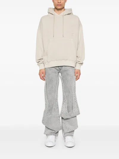 Off-white Outline Arrow Hoodie In Neutrals
