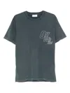 Off-white Outline-arrow Logo-print T-shirt In Blue