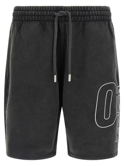 OFF-WHITE OUTLINE ARROW SKATE BERMUDA SHORTS