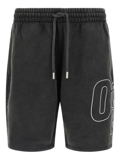 OFF-WHITE OUTLINE ARROW SKATE BERMUDA SHORTS