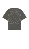 OFF-WHITE OUTLINE ARROW SKATE T-SHIRT