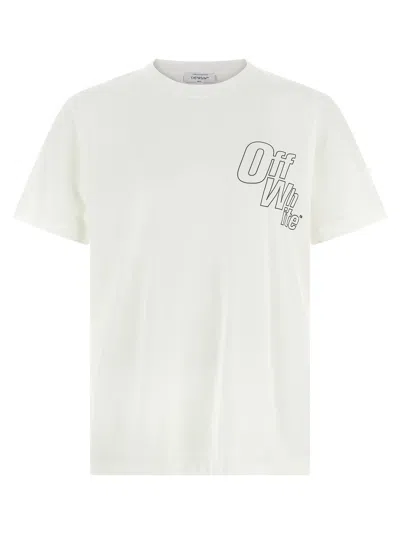 OFF-WHITE OUTLINE ARROW SLIM T-SHIRT WHITE