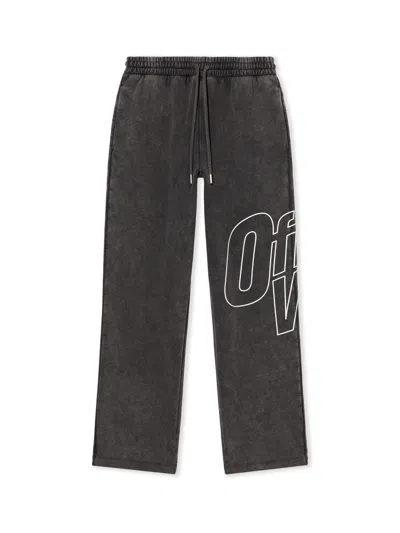 Off-white Outline Arrow Sweatpants In Black