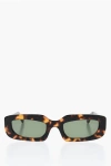 Off-white Oval-shaped Renton Sunglasses With Golden-effect Monogram