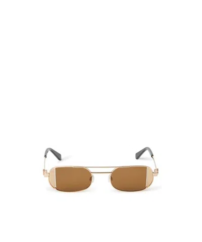 OFF-WHITE OFF-WHITE OVAL FRAME SUNGLASSES