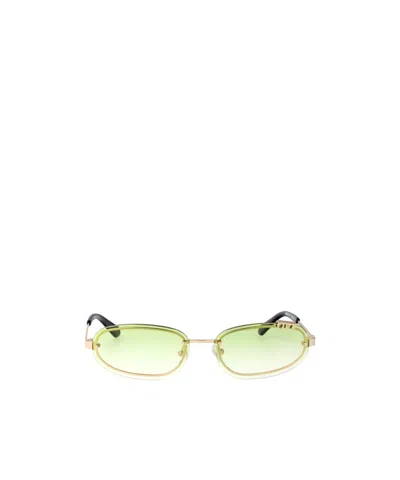 Off-white Oval Sunglasses In White