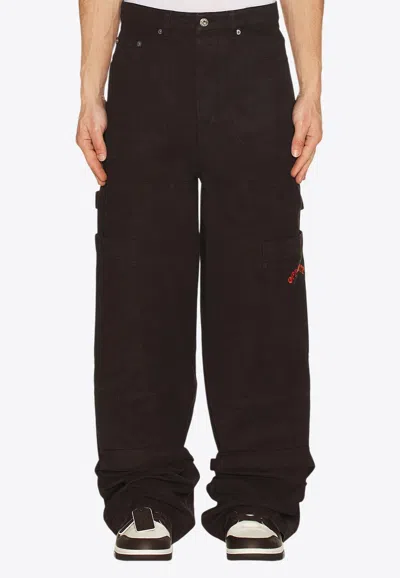 OFF-WHITE OVERDYED CARPENTER PANTS