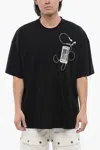 Off-white Graphic Arrow Scan T-shirt With Short Sleeves In Black