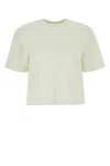 Off-white Off White Ivory Cotton Oversize T Shirt In Whtwht