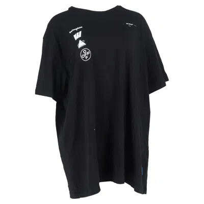 Off-white Oversized Mariana De Silva T-shirt In Black Cotton
