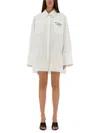 Off-white Oversized Poplin Shirt In White