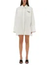 Off-white Oversized Poplin Shirt In White