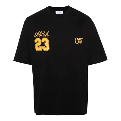 Off-white Ow 23 Skate Logo-print Cotton T-shirt 'black'