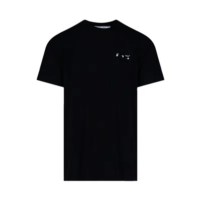 Pre-owned Off-white Ow Arrow Logo Short-sleeve Slim Tee 'black/white' | Men's Size L