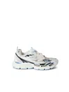 Off-white Mens Blue Other Be Right Back Mesh And Faux-leather Low-top Trainers Eur 41 / 8 Uk In 140 White - Light Blue