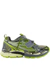 Off-white Ow Be Right Back Lace-up Rubber Sneakers In Green