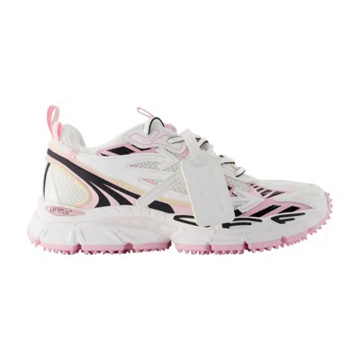OFF-WHITE OW BE RIGHT BACK SNEAKERS - OFF WHITE - SYNTHETIC - PINK