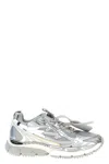 Off-white Odsy-1000 Sneakers In Mesh And Leather In Silver