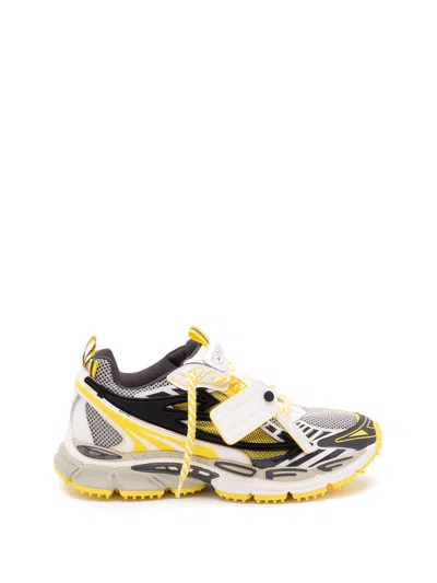Off-white Textured-sole Lace-up Sneakers In Multi