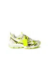 Off-white Mens Yellow Be Right Back Mesh And Faux-leather Low-top Trainers In White