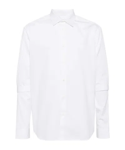 Off-white Ow Cotton Shirt In White