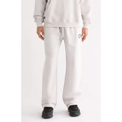 Off-white Printed French Cotton-terry Sweatpants In Gray