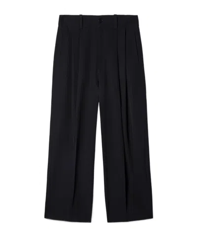 OFF-WHITE OFF-WHITE DART DETAILED WIDE LEG PANTS