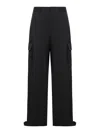 OFF-WHITE OW DRILL WIDE LEG CARGO PANTS