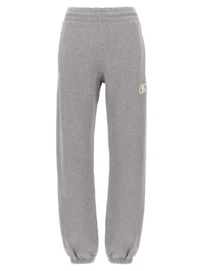 OFF-WHITE OW EMBROIDERED JOGGERS