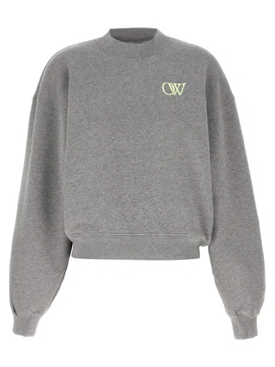 OFF-WHITE OW EMBROIDERED SWEATSHIRT