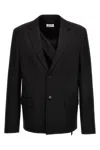 Off-white Off White Light Wool Single Breasted Jacket