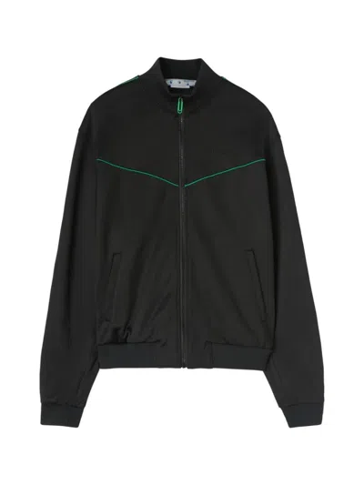 OFF-WHITE OW FACE BAND TRACK TOP SWEATSHIRT