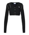 Off-white Off White Black Wool Blend Sweater In Black