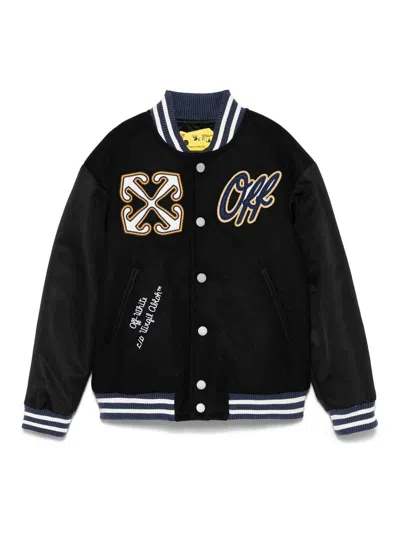 Off-white Kids' Chaqueta Casual - Negro In Black
