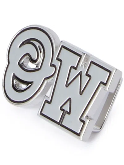 Off-white Ow Shoe Charm In Grey