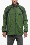 Off-white Air Jordan Nylon Windbreaker With Contrast Side Bands