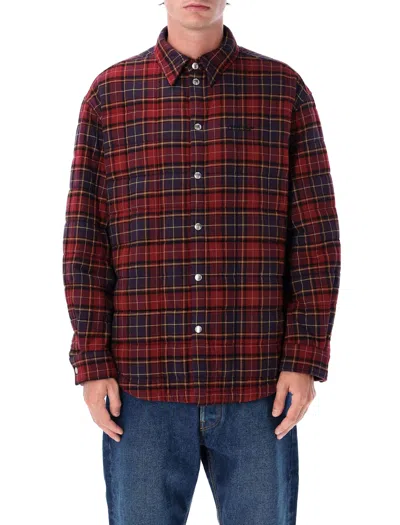 Off-white Overshirt With All-over Check Pattern In Multi