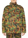Off-white Camicia Camouflage Verde