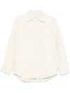 Off-white Padded Shirt Jacket In White