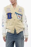 Off-white Off White Thunderbolt Varsity Bom In Beige