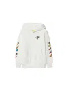 Off-white Arrow Hoodie In White